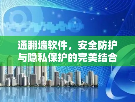 通翻墙软件，安全防护与隐私保护的完美结合