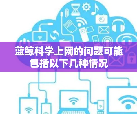 蓝鲸科学上网的问题可能包括以下几种情况