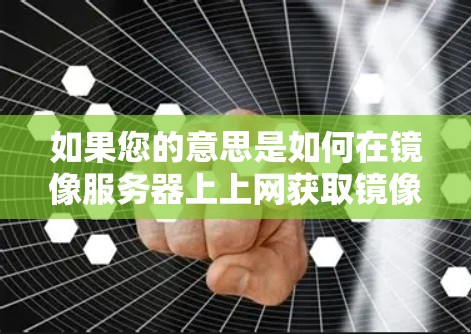 如果您的意思是如何在镜像服务器上上网获取镜像科学相关的资源，那么可以按照以下步骤进行