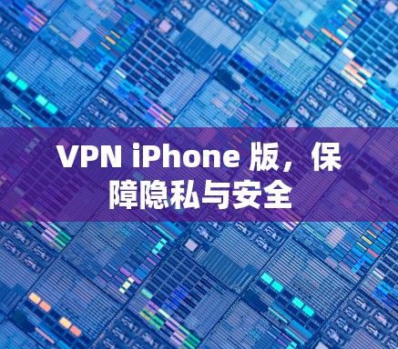 VPN iPhone 版，保障隐私与安全