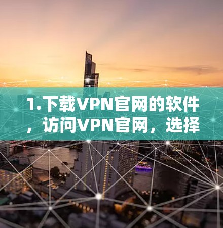 1.下载VPN官网的软件，访问VPN官网，选择支持的版本，下载并安装软件