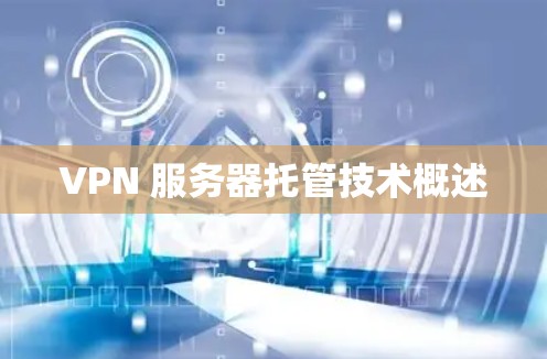 VPN 服务器托管技术概述 VPN 服务器托管技术概述
