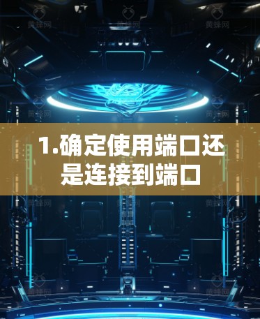 1.确定使用端口还是连接到端口 1.确定使用端口还是连接到端口
