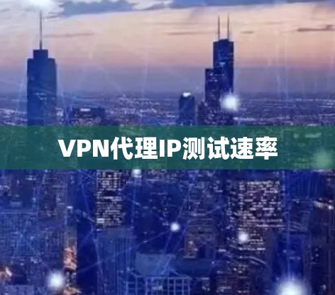 VPN代理IP测试速率