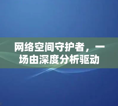 网络空间守护者，一场由深度分析驱动的VPN安全挑战
