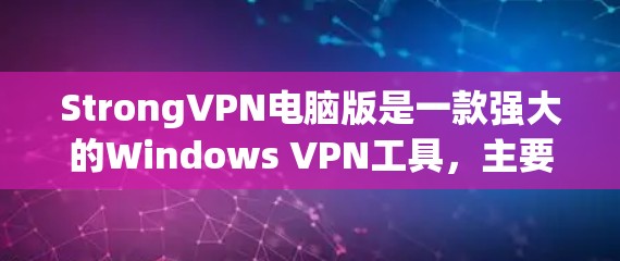 StrongVPN电脑版是一款强大的Windows VPN工具，主要用于VPN连接、安全分析以及数据访问控制。以下是对它的详细介绍