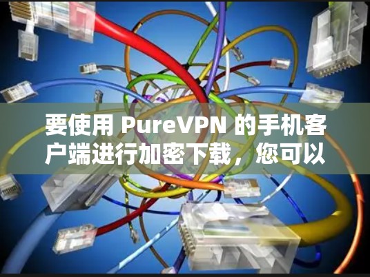 要使用 PureVPN 的手机客户端进行加密下载，您可以按照以下步骤操作
