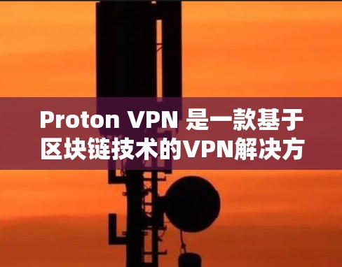 Proton VPN 是一款基于区块链技术的VPN解决方案，以其独特的隐私保护功能和可靠的安全性著称。以下是对 Proton VPN 的评测，重点介绍了其隐私保护功能和服务器线路的介绍