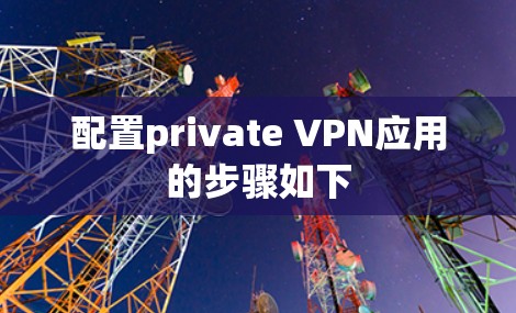 配置private VPN应用的步骤如下