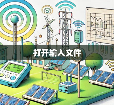 打开输入文件