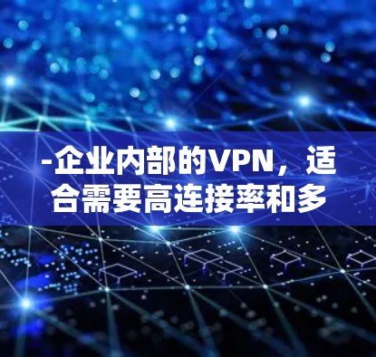 -企业内部的VPN，适合需要高连接率和多台设备连接的大型企业