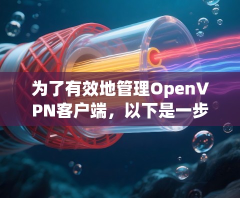 为了有效地管理OpenVPN客户端,以下是一步步的指南 为了有效地管理OpenVPN客户端,以下是一步步的指南
